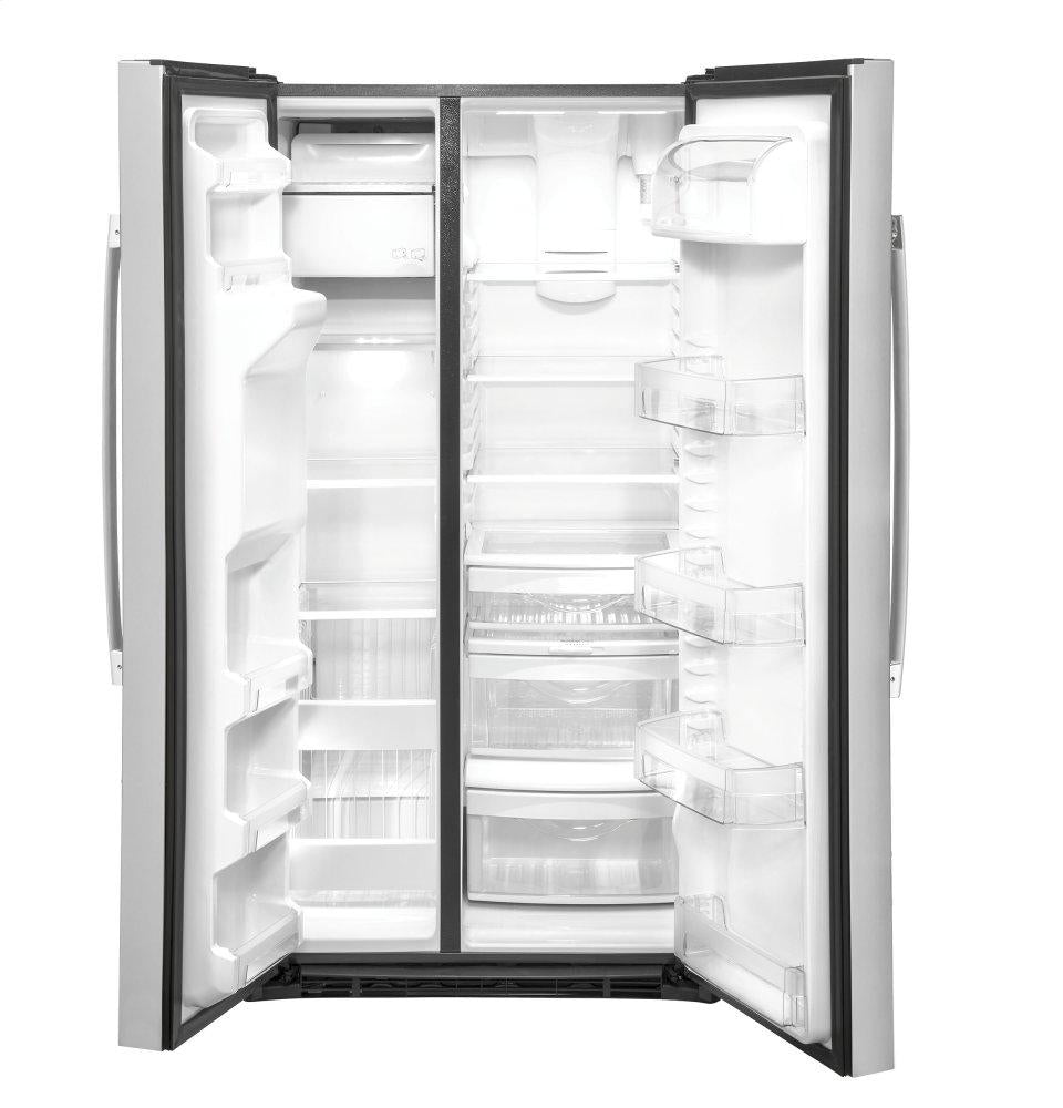 Ge Appliances GSS25IYNFS Ge® 25.1 Cu. Ft. Fingerprint Resistant Side-By-Side Refrigerator
