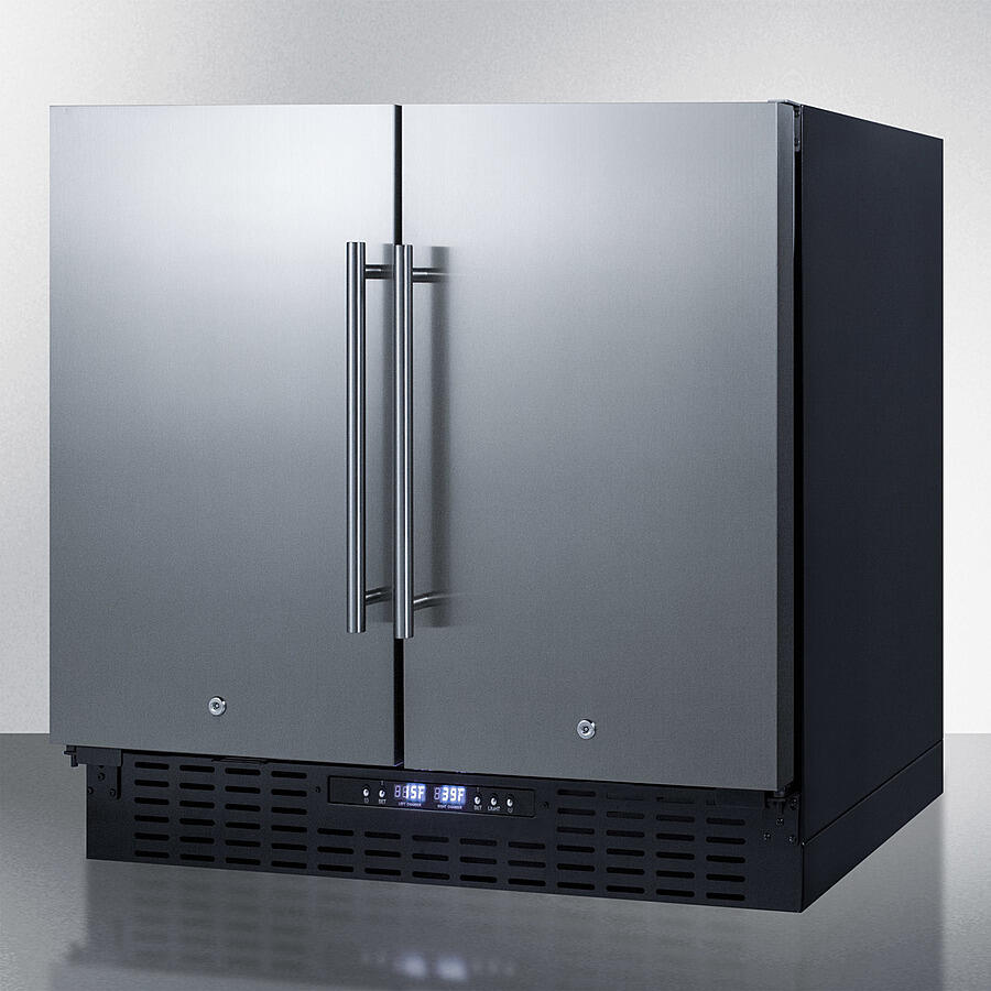 Summit FFRF36 36" Wide Built-In Refrigerator-Freezer
