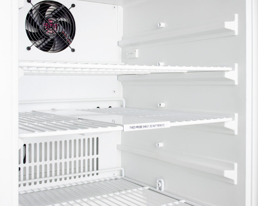 Summit ACR45LCALSTO Pharmacy Series Ada Compliant 20" Wide Built-In Undercounter All-Refrigerator For Vaccine Storage, Frost-Free With A Step-To-Open Door Pedal, Internal Fan, External Digital Controls And Nist Calibrated Thermometer, And Lock