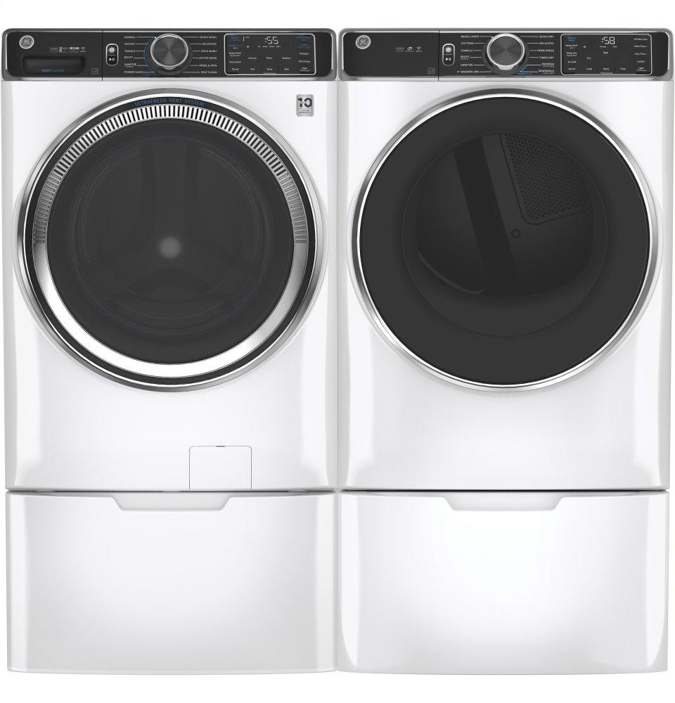 Ge Appliances GFD85GSSNWW Ge® 7.8 Cu. Ft. Capacity Smart Front Load Gas Dryer With Steam And Sanitize Cycle