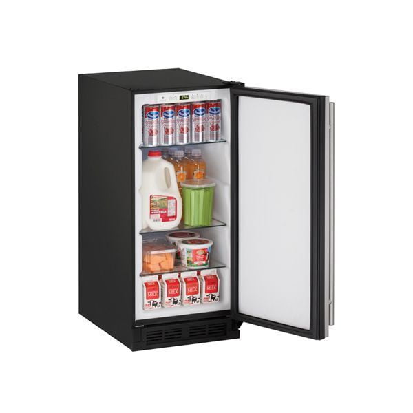 U-Line U1215RS00B 1215R 15" Refrigerator With Stainless Solid Finish (115 V/60 Hz Volts /60 Hz Hz)