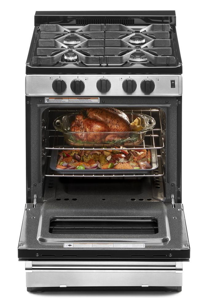 Whirlpool WFG500M4HS 24-Inch Freestanding Gas Range With Sealed Burners