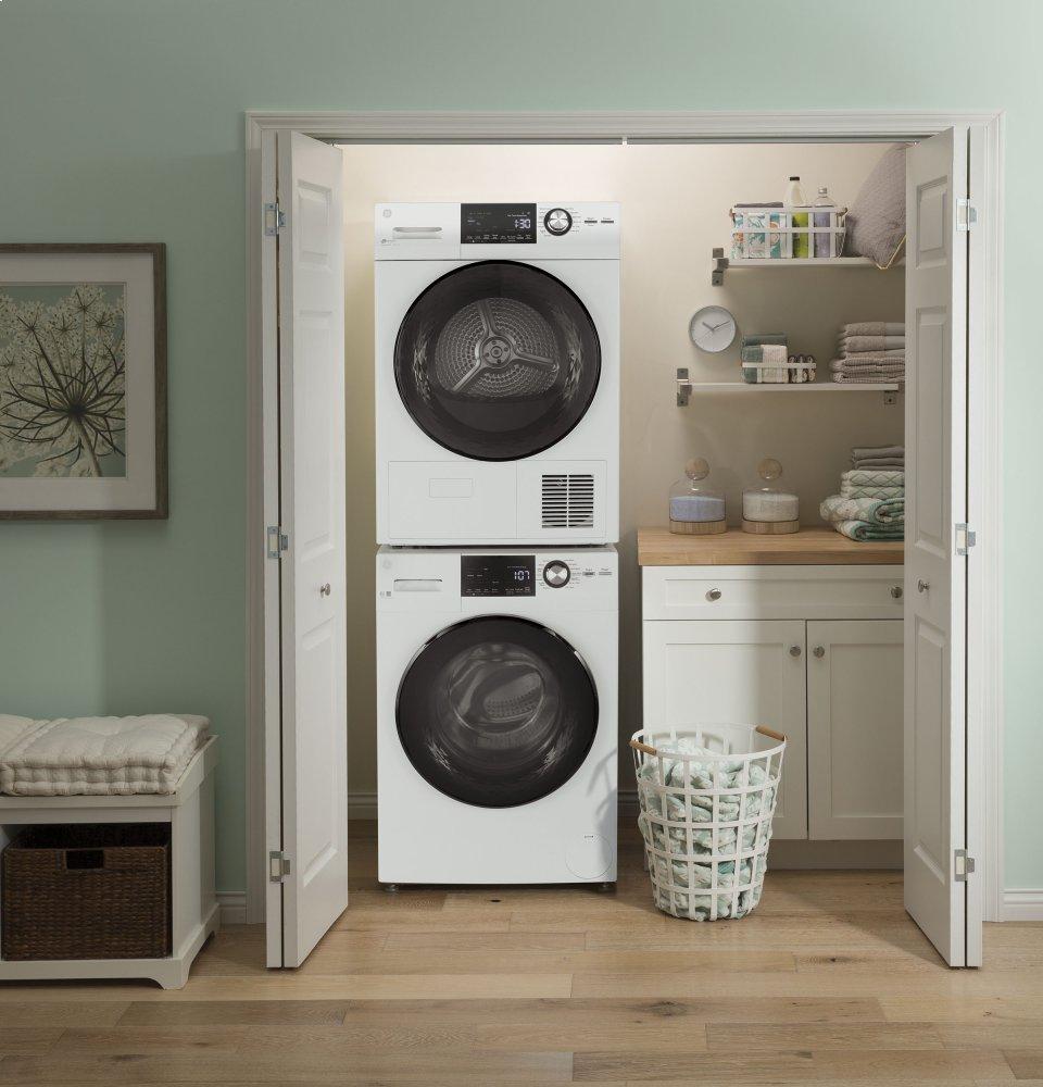 Ge Appliances GFW148SSMWW Ge® 24" 2.4 Cu. Ft. Energy Star® Front Load Washer With Steam