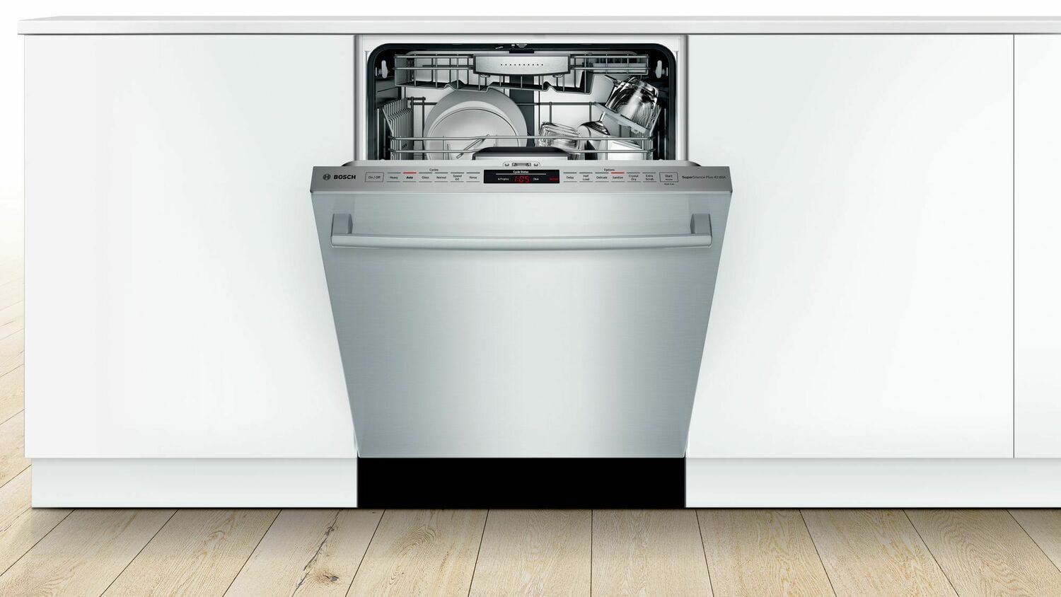 Bosch SHX87PZ55N Benchmark® Dishwasher 24'' Stainless Steel, Xxl Shx87Pz55N