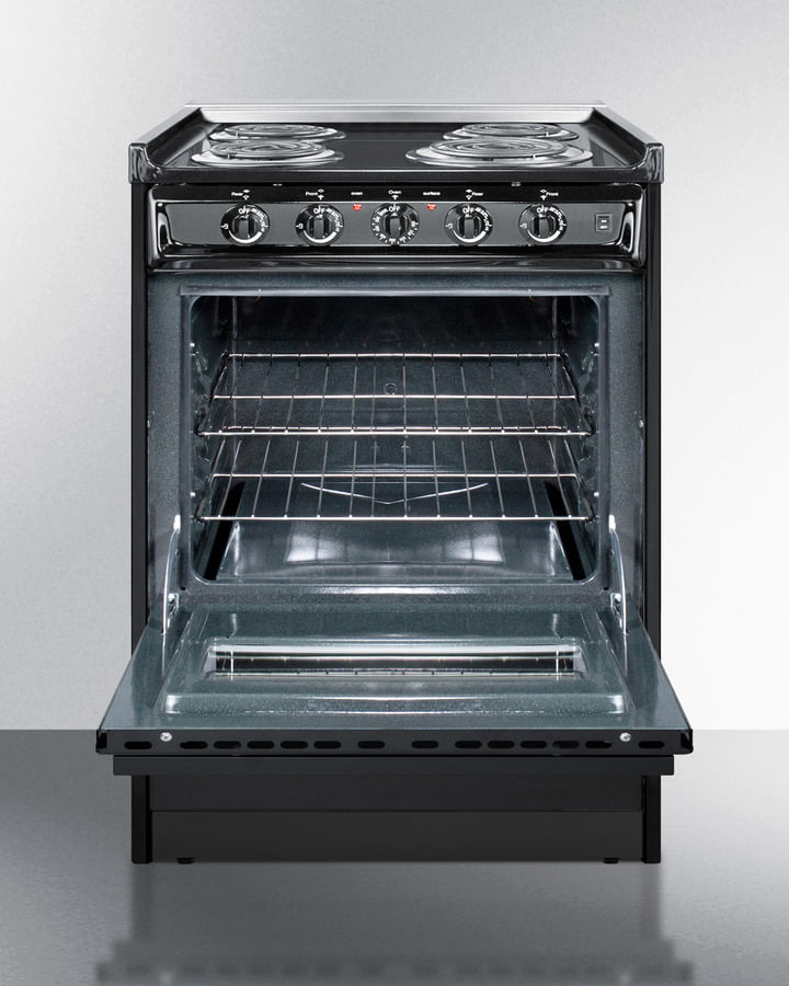 Summit TEM610CR 24" Wide Electric Coil Range