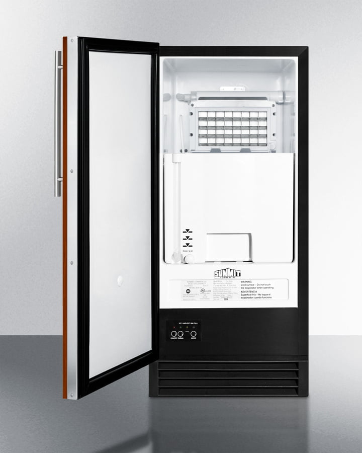 Summit BIM44GIFADA Built-In 50 Lb. Clear Icemaker, Ada Compliant