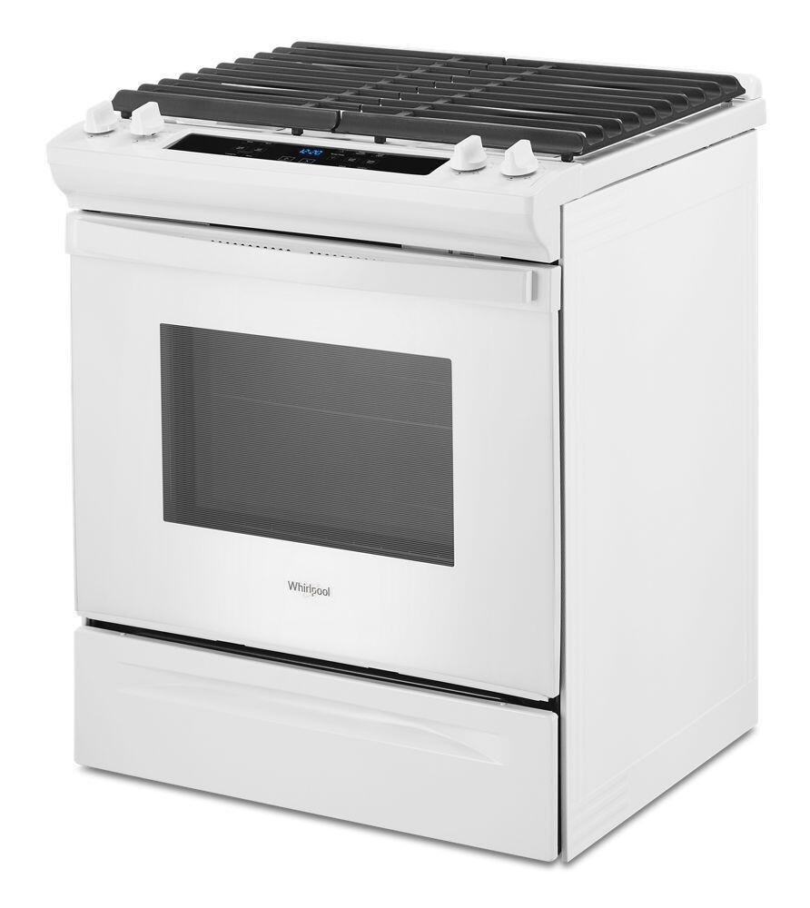 Whirlpool WEG515S0LW 5.0 Cu. Ft. Whirlpool® Gas Range With Frozen Bake™ Technology