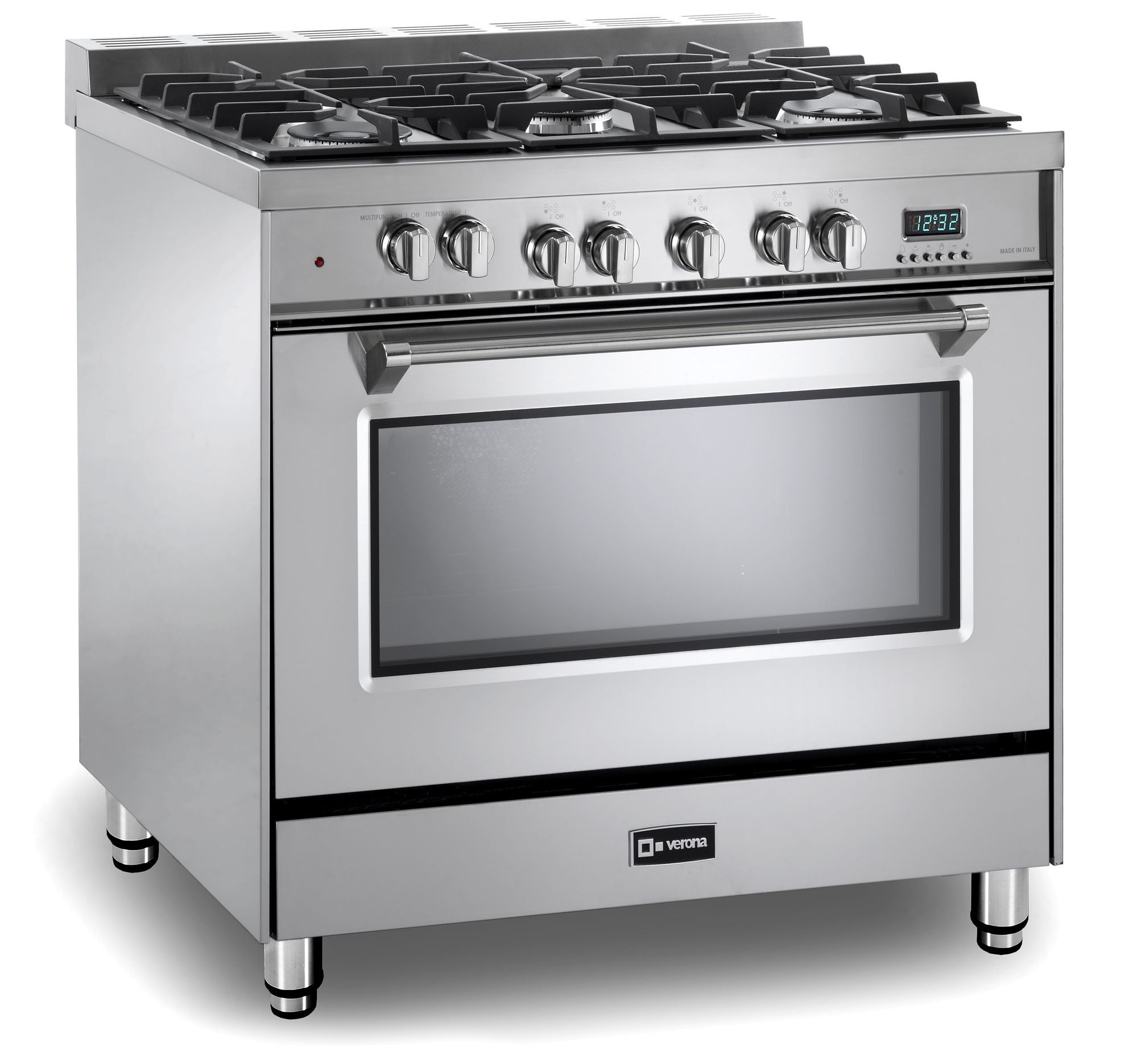 Verona VPFSGE365SS Stainless Steel 36" Dual Fuel Single Oven Range - Prestige Series