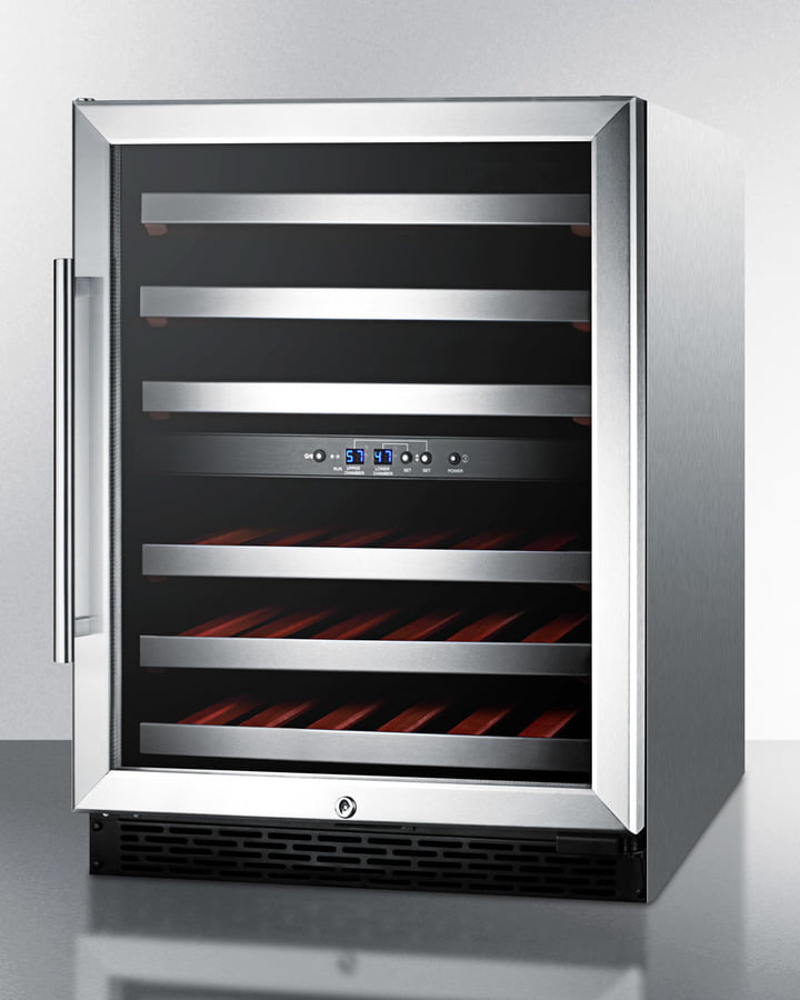 Summit SWC530BLBISTCSSADA 24" Wide Built-In Wine Cellar, Ada Compliant