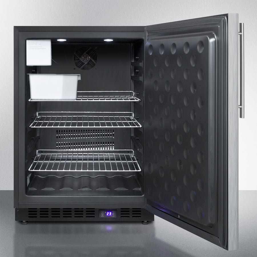 Summit SCFF53BXCSSHVIM 24" Wide Built-In All-Freezer With Icemaker