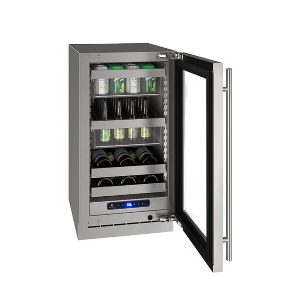 U-Line UHBV518SG41A Hbv518 18" Beverage Center With Stainless Frame Finish And Right-Hand Hinge Door Swing (115 V/60 Hz Volts /60 Hz Hz)