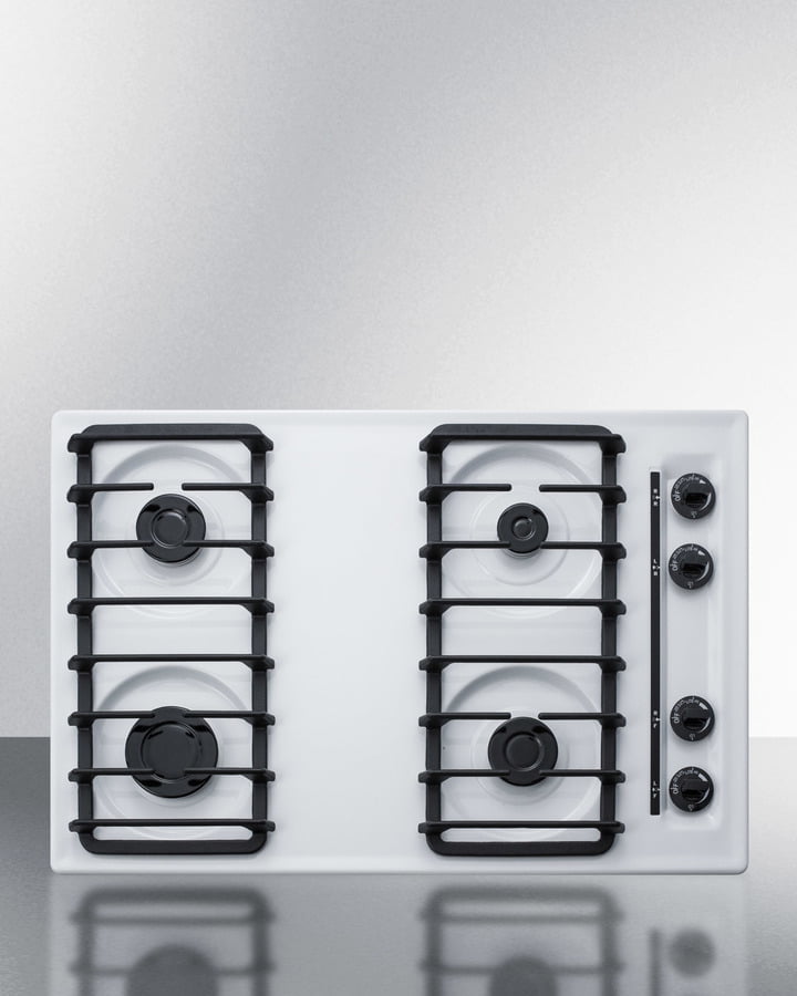 Summit WTL053S 30" Wide 4-Burner Gas Cooktop