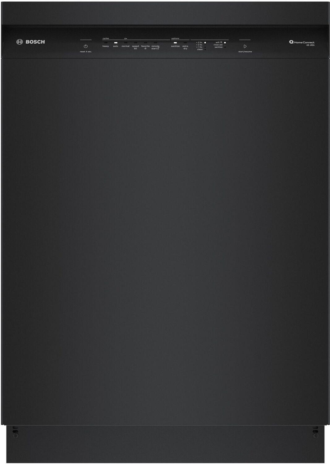 Bosch SHE4AEM6N 100 Plus Dishwasher 24" Black