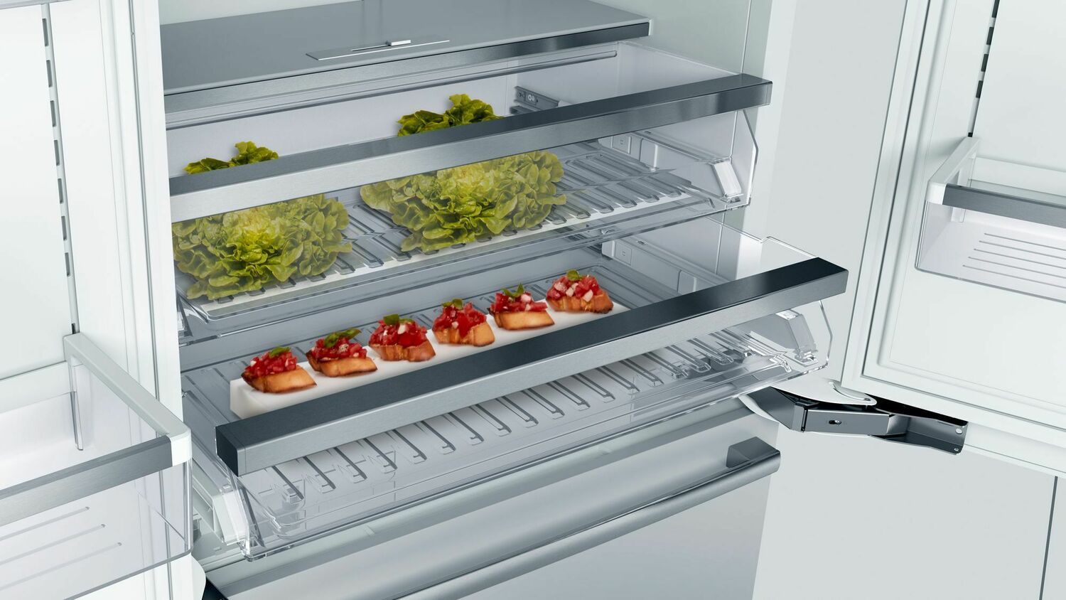 Bosch B36BT930NS Benchmark® Built-In Bottom Freezer Refrigerator 36'' B36Bt930Ns