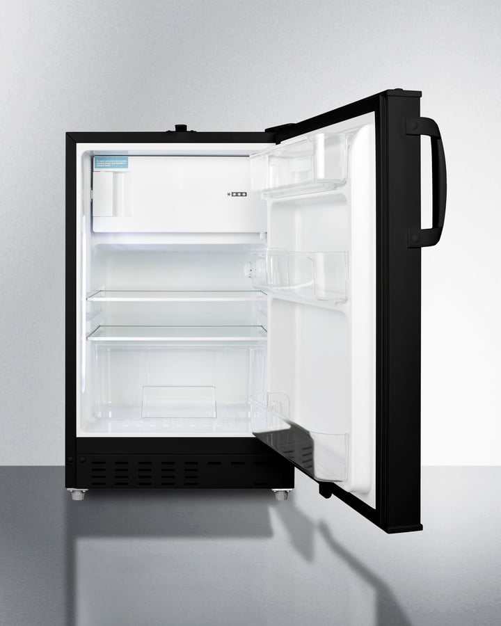 Summit ALRF49B 20" Wide Built-In Refrigerator-Freezer, Ada Compliant