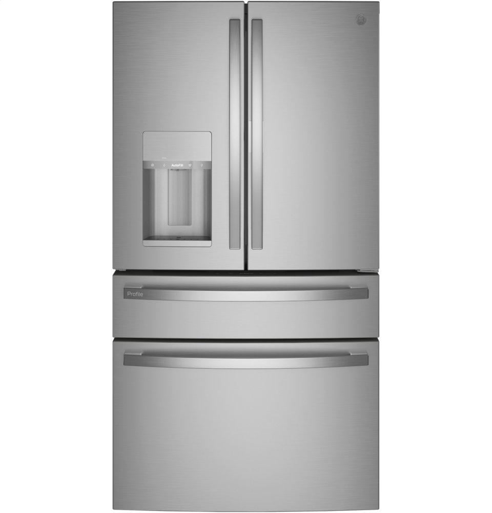 Ge Appliances PVD28BYNFS Ge Profile™ 27.9 Cu. Ft. Smart Fingerprint Resistant 4-Door French-Door Refrigerator With Door In Door