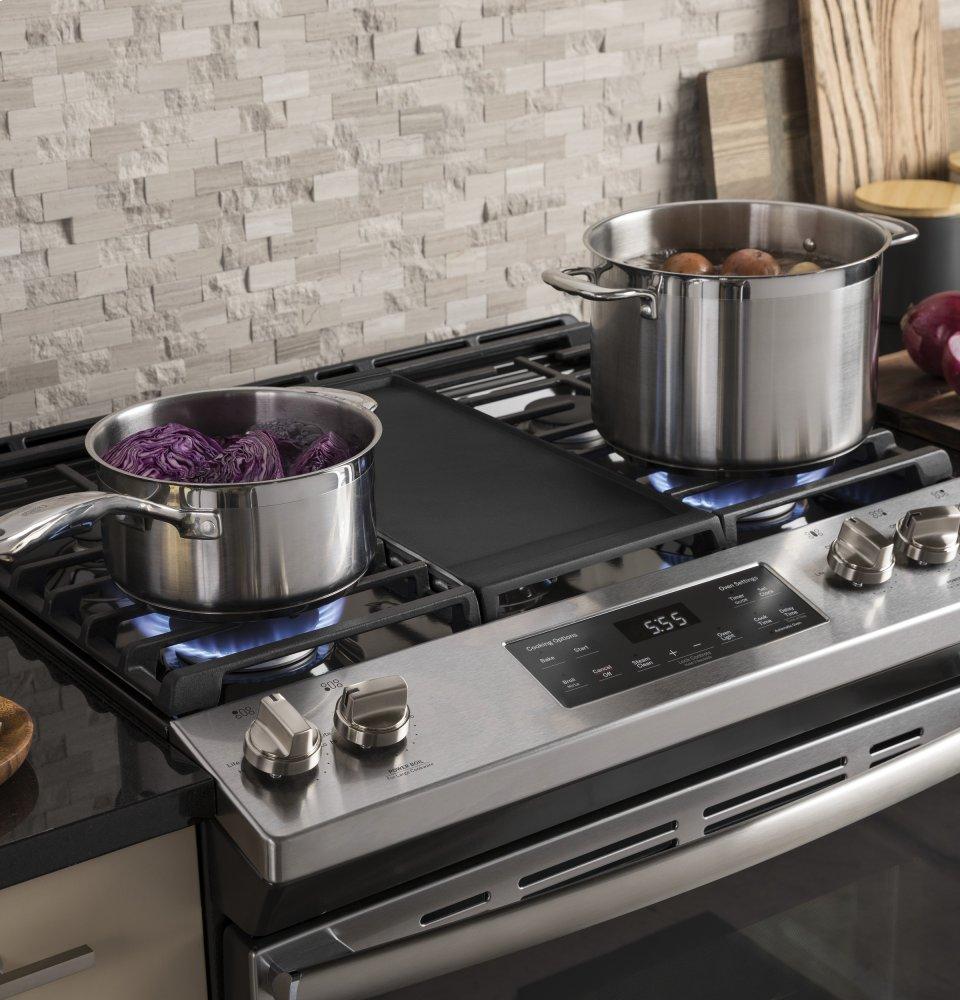 Ge Appliances JGSS66SELSS Ge® 30" Slide-In Front Control Gas Range