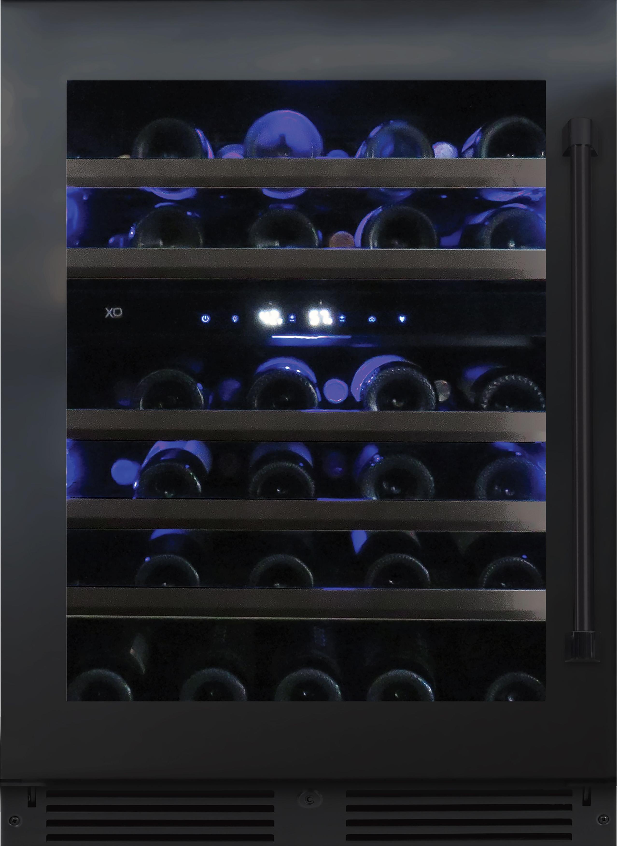 Xo Appliance XOU24WDZGBSL Dual Zone Wine 24" Black Stainless Lh