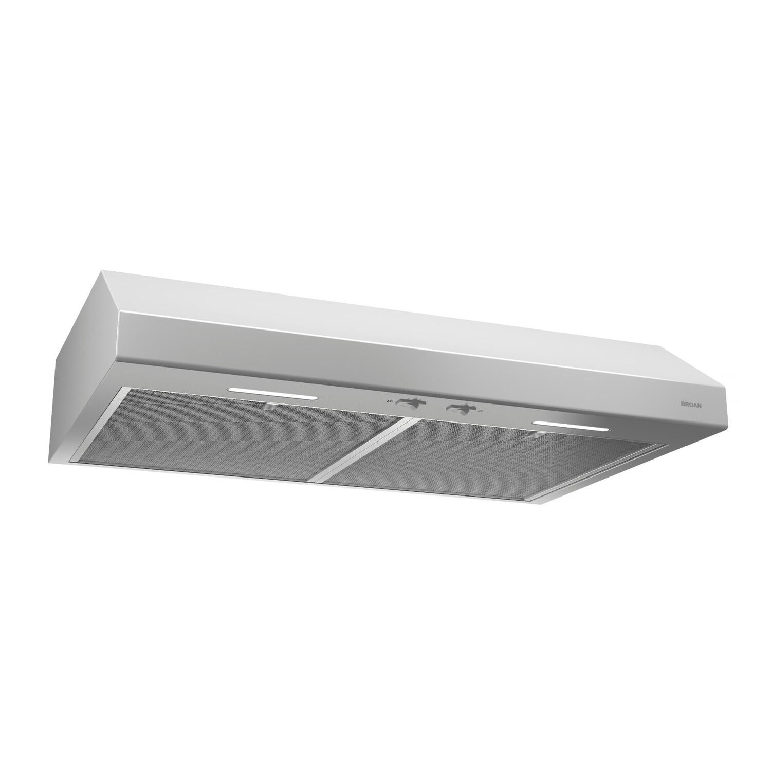 Broan BCSEK124WW Broan® 24-Inch Convertible Under-Cabinet Range Hood, Energy Star®, 300 Max Blower Cfm, White