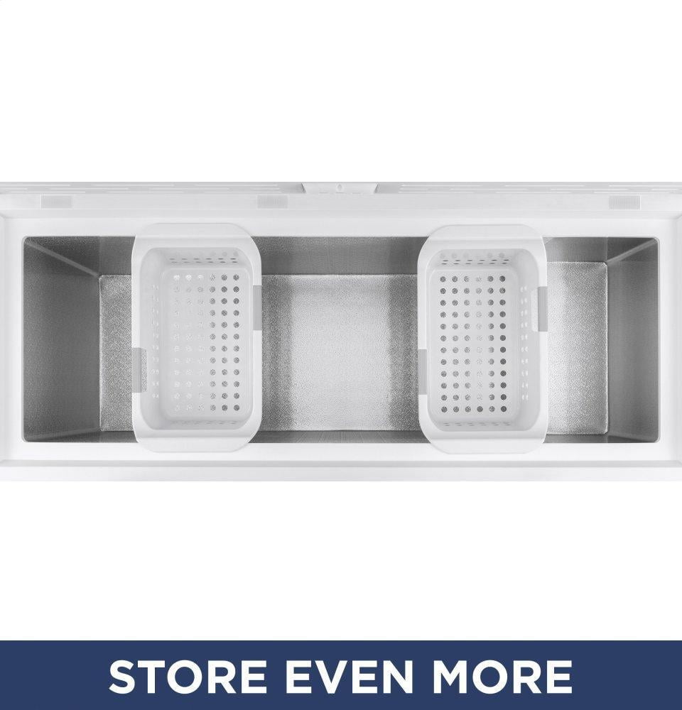 Ge Appliances FCM16DLWW Ge® 15.7 Cu. Ft. Manual Defrost Chest Freezer