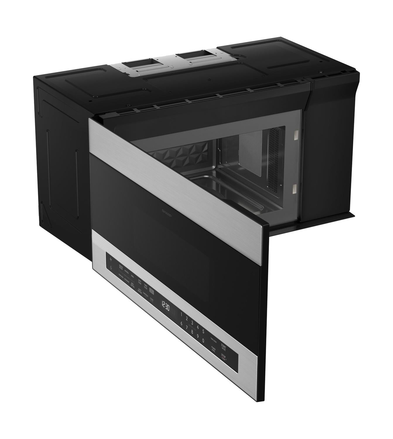 Sharp SMO1759JS 1.7 Cu. Ft. Smart Over-The-Range Microwave Oven