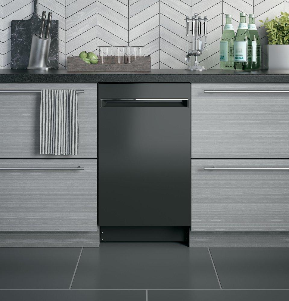 Ge Appliances PDT145SGLBB Ge Profile™ 18" Ada Compliant Stainless Steel Interior Dishwasher With Sanitize Cycle