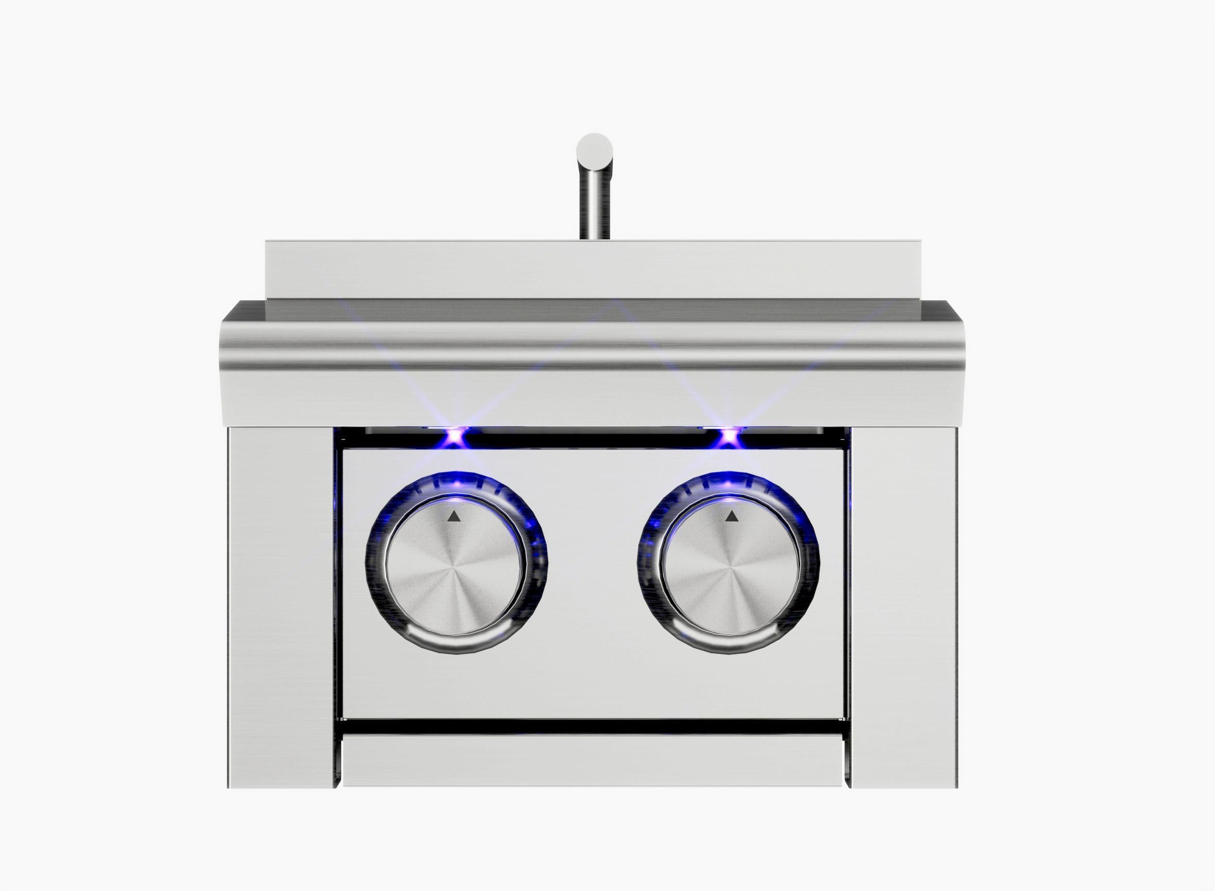 Xo Appliance XOGSIDEBXLTL Xo Performance Xlt Double Side Burner Lp