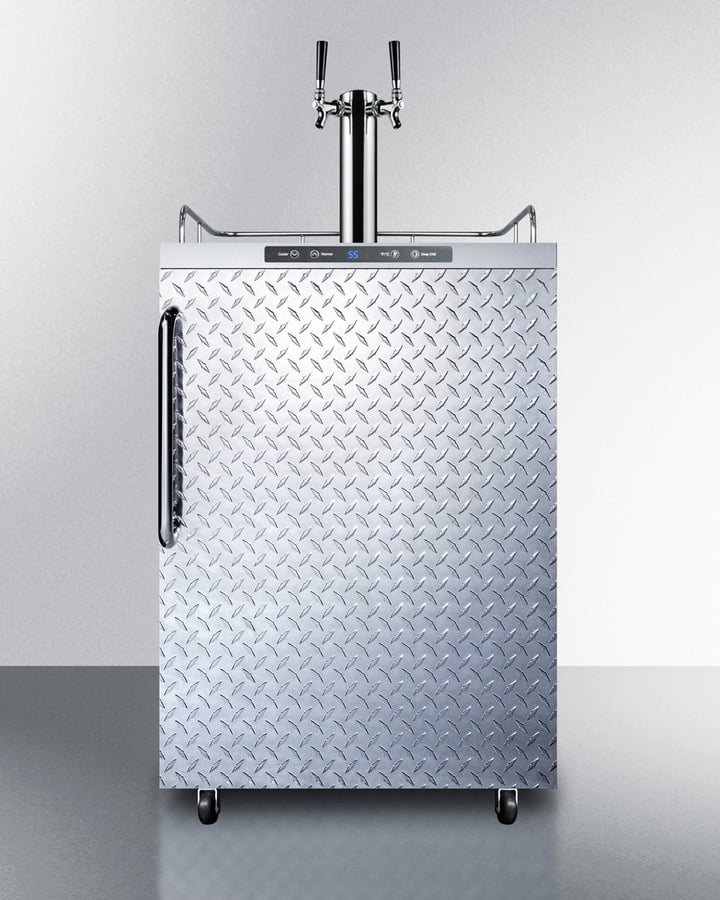 Summit SBC635MOSDPLTWIN 24" Wide Outdoor Kegerator