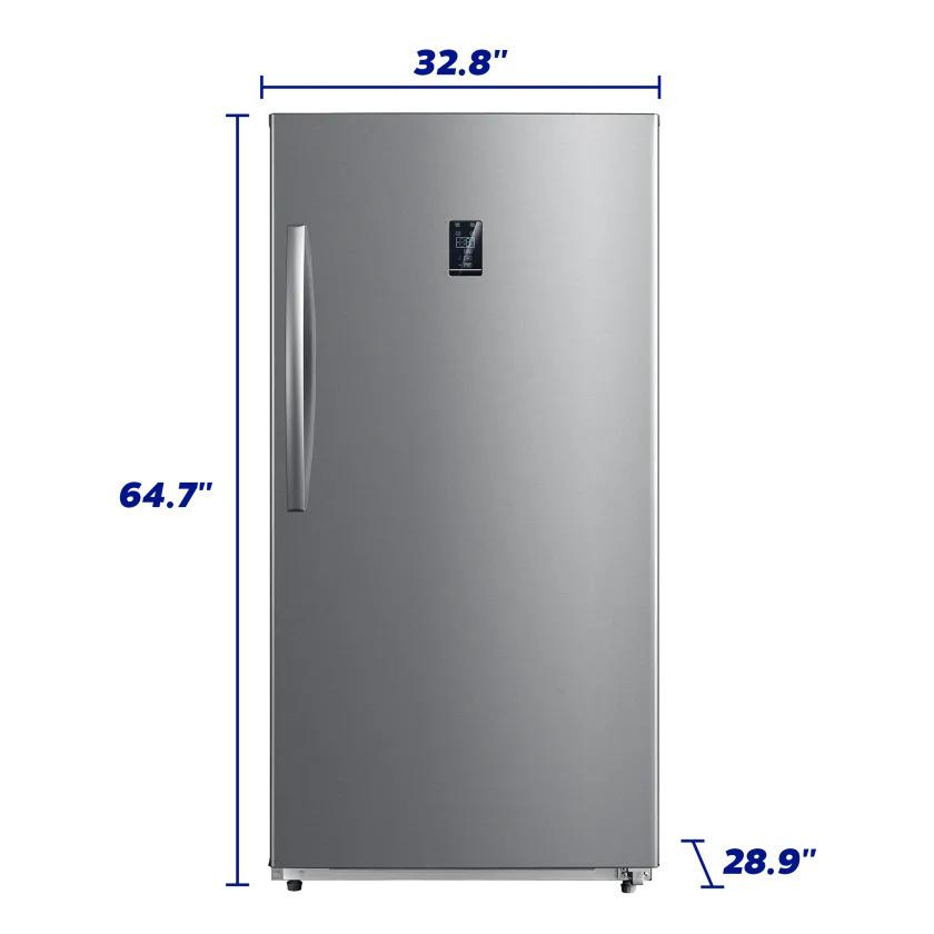 Element Appliance EUF17CECS Element 17.0 Cu. Ft. Upright Convertible Freezer / Refrigerator - Stainless Steel, Energy Star (Euf17Cecs)