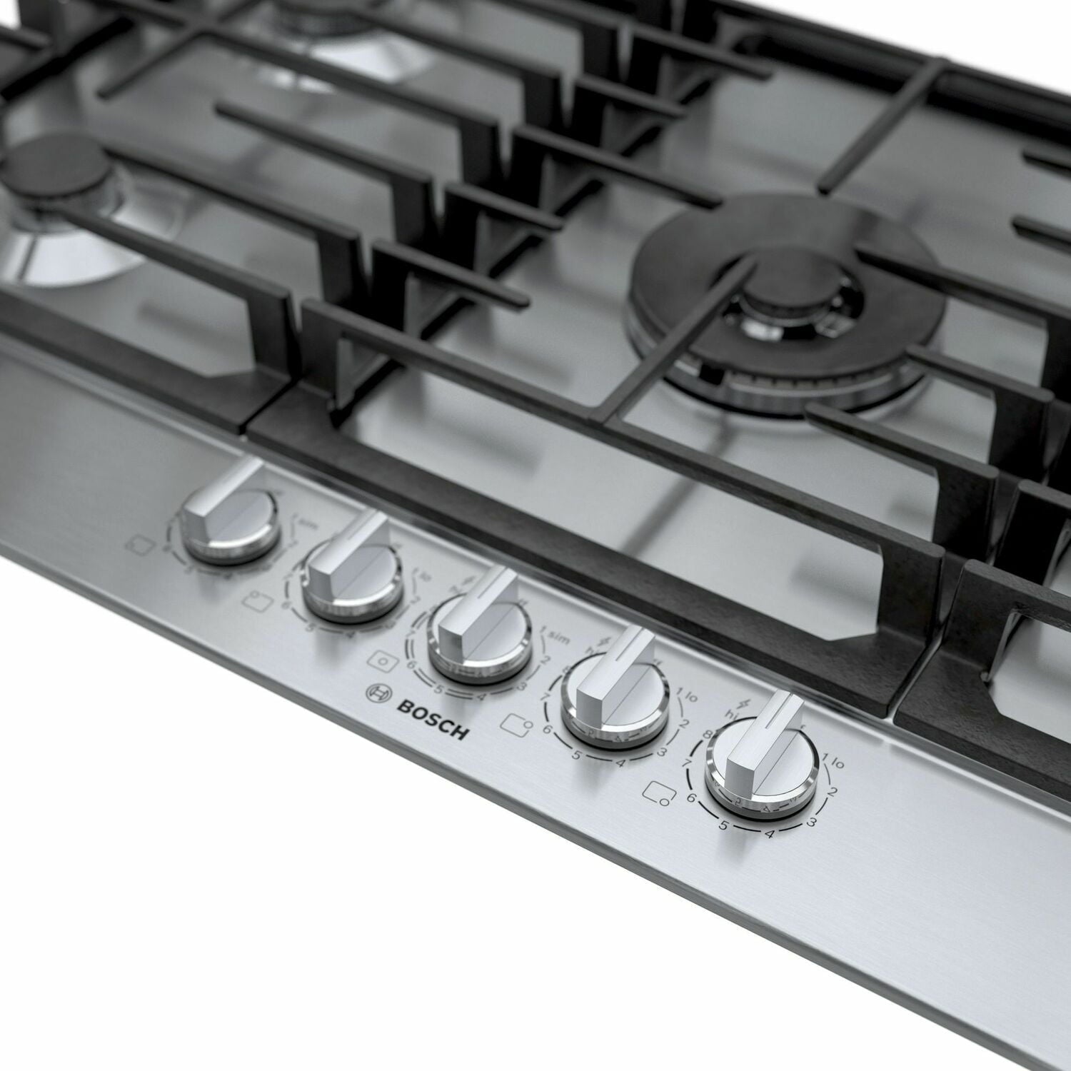 Bosch NGM8657UC 800 Series Gas Cooktop 36'' Stainless Steel Ngm8657Uc