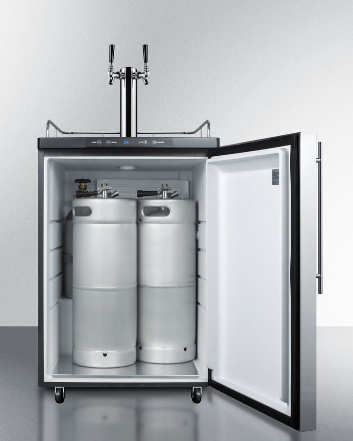 Summit SBC635M7SSHVTWIN 24" Wide Kegerator