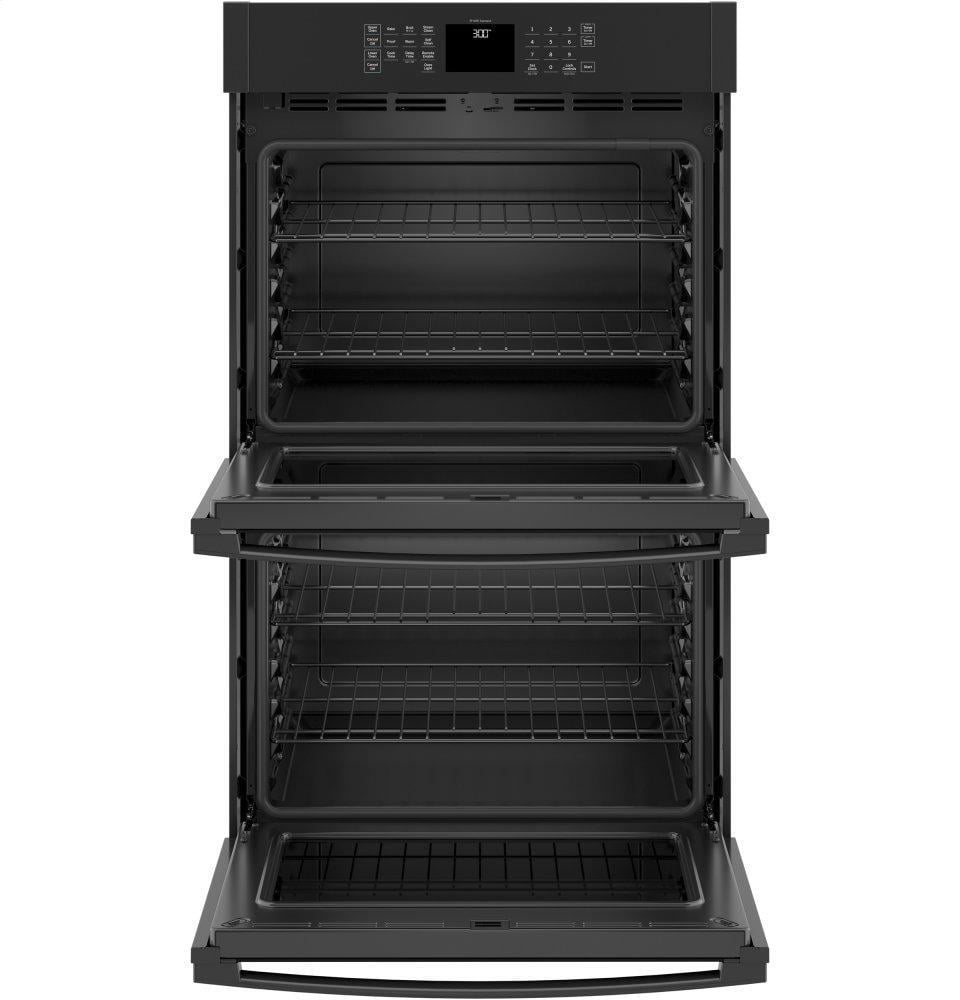 Ge Appliances JTD3000DNBB Ge® 30" Smart Built-In Self-Clean Double Wall Oven With Never-Scrub Racks