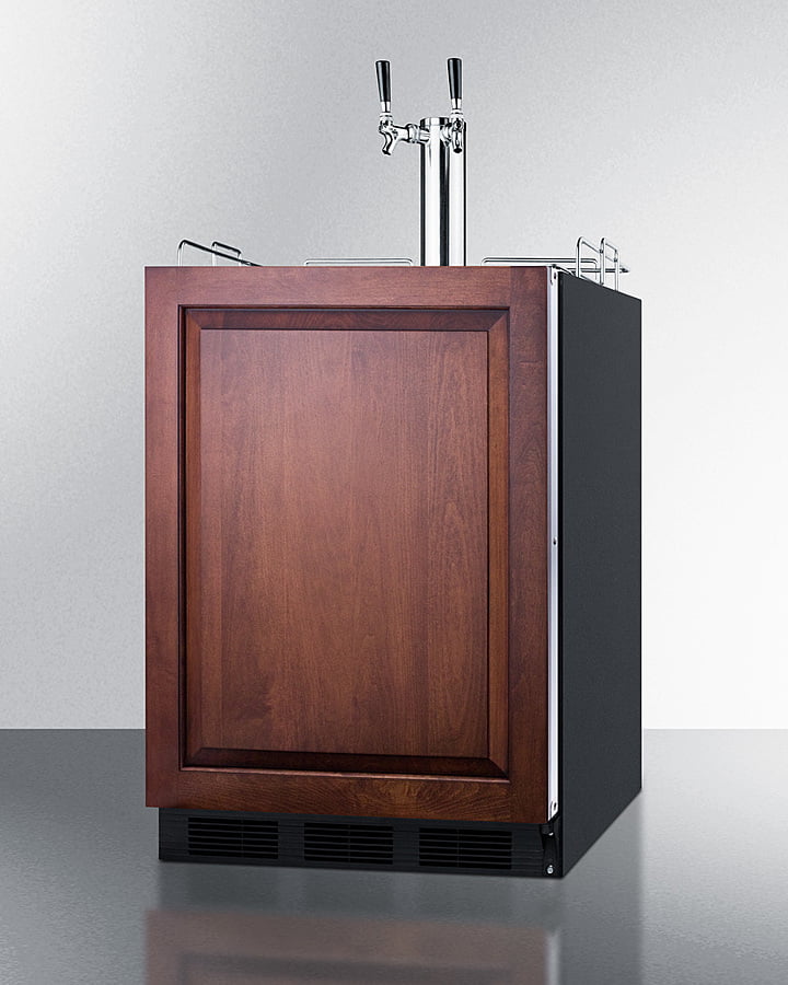 Summit SBC58BLBIADAIFCFTWIN 24" Wide Built-In Coffee Kegerator, Ada Compliant