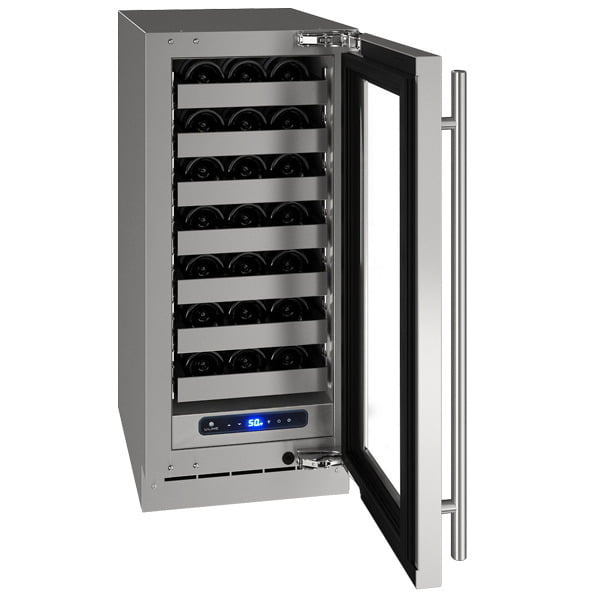 U-Line UHWC515SG01A Hwc515 15" Wine Refrigerator With Stainless Frame Finish And Field Reversible Door Swing (115 V/60 Hz Volts /60 Hz Hz)