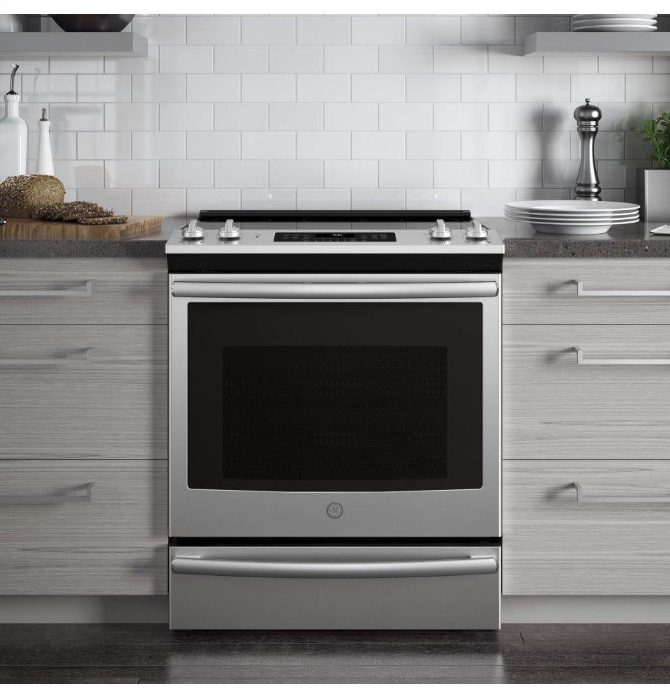 Ge Appliances JS760SLSS Ge® 30" Slide-In Electric Convection Range