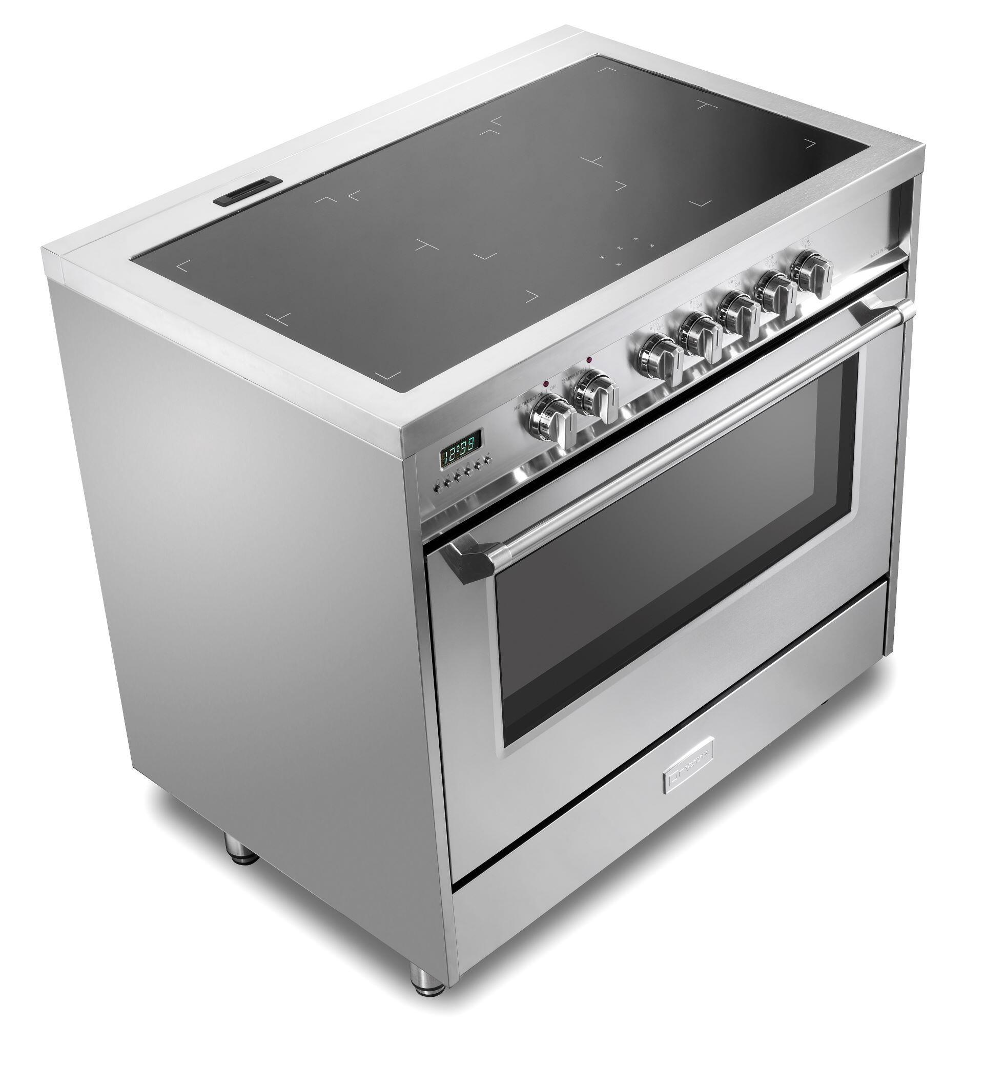 Verona VDFSIE365SS Stainless Steel 36" Designer Induction Range