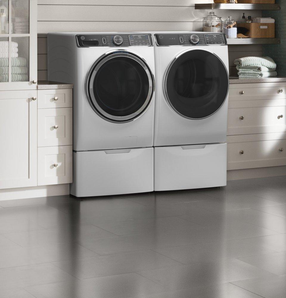 Ge Appliances GFD85GSSNWW Ge® 7.8 Cu. Ft. Capacity Smart Front Load Gas Dryer With Steam And Sanitize Cycle