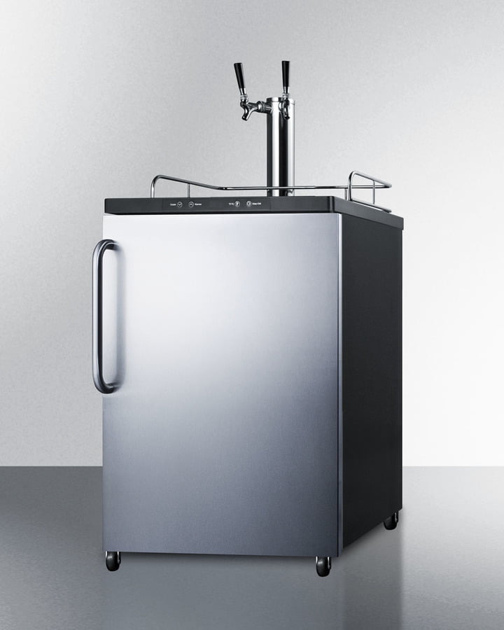 Summit SBC635MBISSTBTWIN 24" Wide Built-In Kegerator