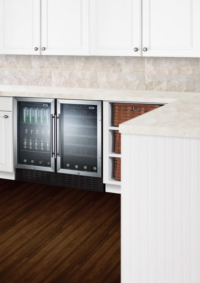 Summit SWC1840BCSSADA 18" Wide Built-In Wine Cellar, Ada Compliant