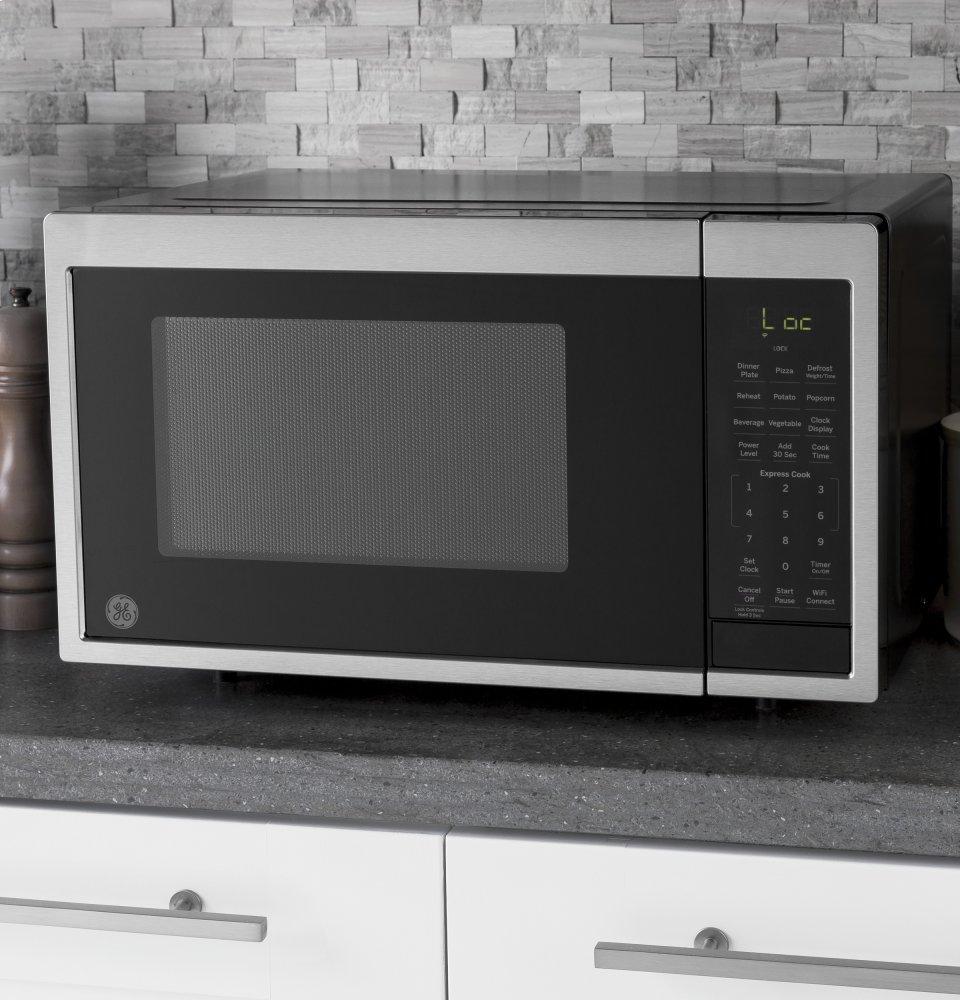 Ge Appliances JES1097SMSS Ge® 0.9 Cu. Ft. Capacity Smart Countertop Microwave Oven With Scan-To-Cook Technology