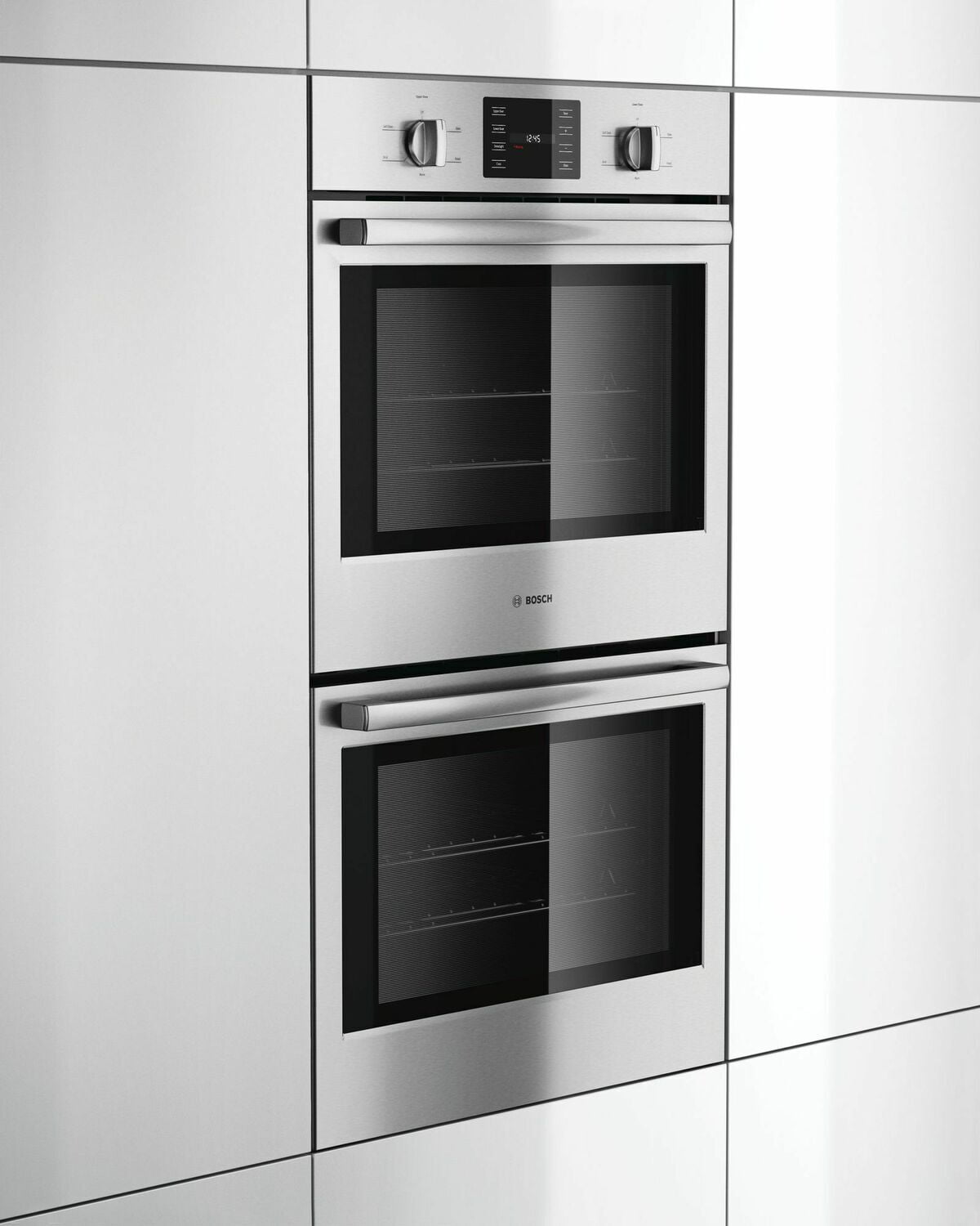 Bosch HBL5551UC 500 Series, 30", Double Wall Oven, Ss, Thermal/Thermal, Knob Control