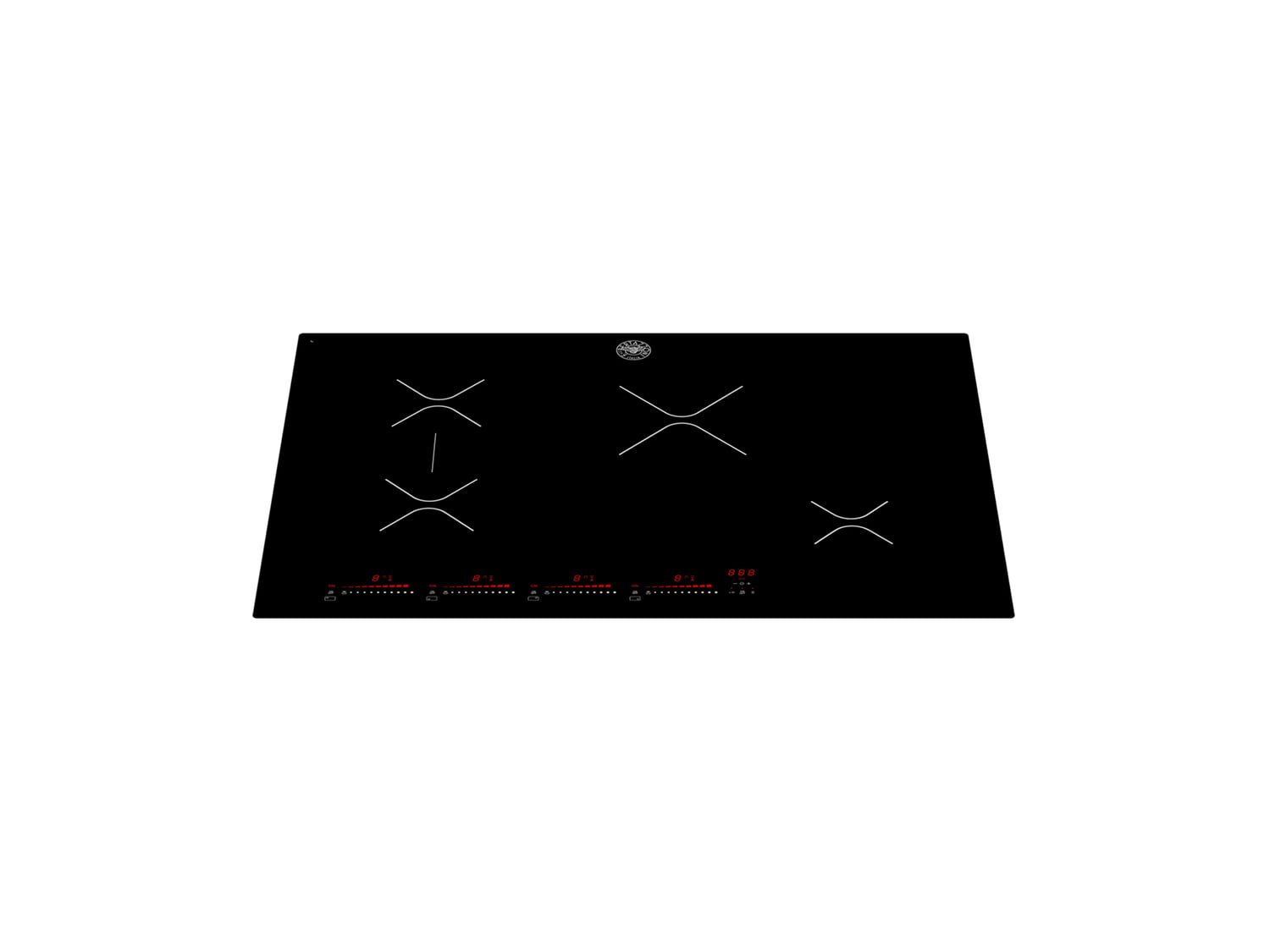 Bertazzoni P304IAE 30 4 Induction Zones Cooktop Nero