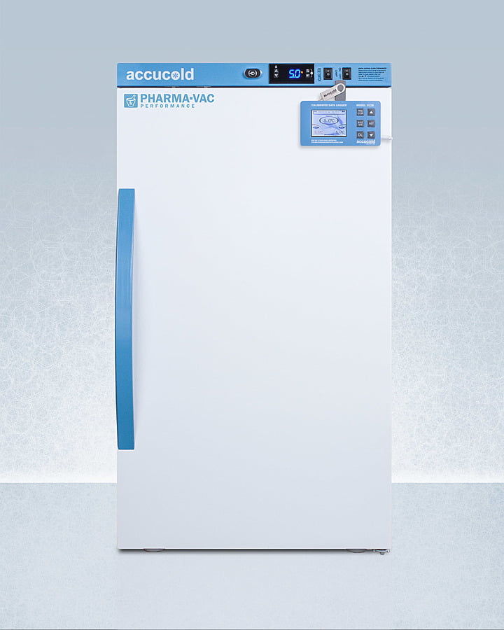 Summit ARS3PVDL2B Performance Series Pharma-Vac 3 Cu.Ft. Counter Height All-Refrigerator For Vaccine Storage With Factory-Installed Data Logger And Hospital Grade Cord With 'Green Dot' Plug