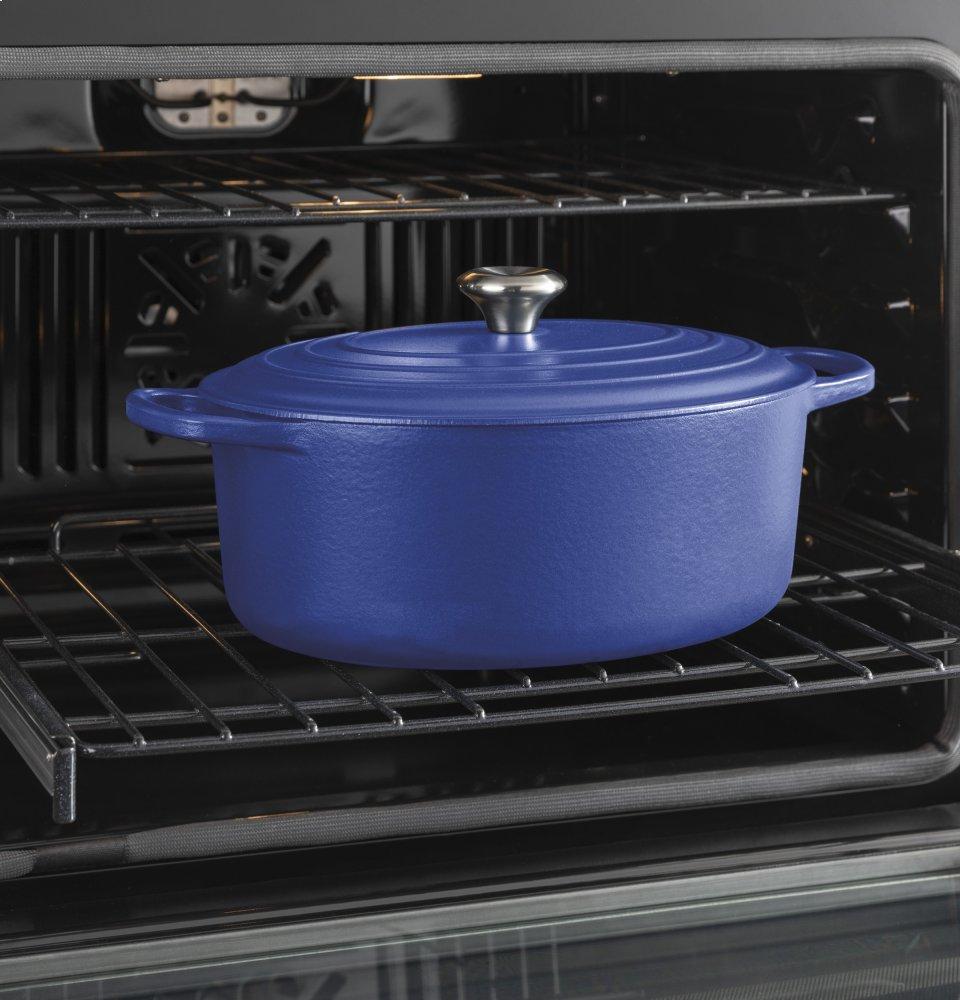 Ge Appliances JTD5000DNBB Ge® 30" Smart Built-In Self-Clean Convection Double Wall Oven With Never Scrub Racks