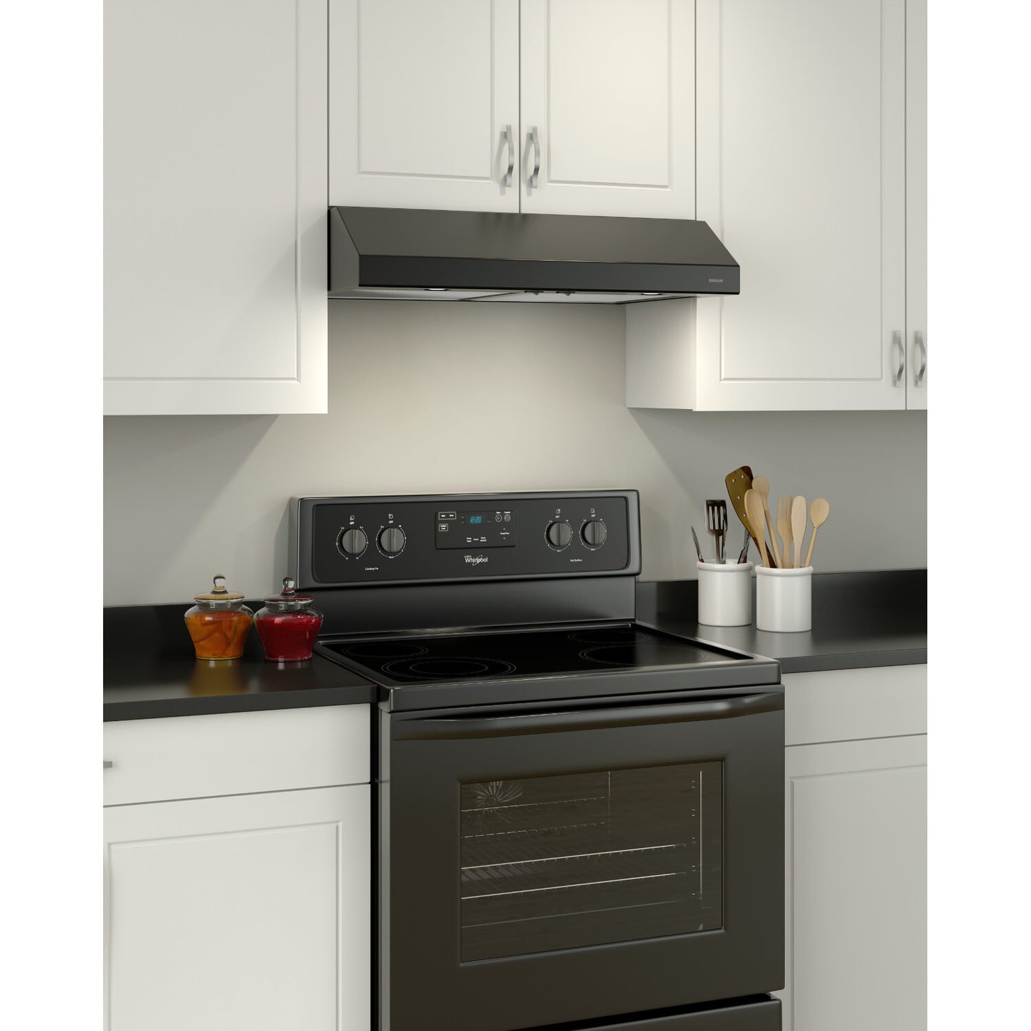 Broan BCSD124BL Broan® 24-Inch Convertible Under-Cabinet Range Hood, Black