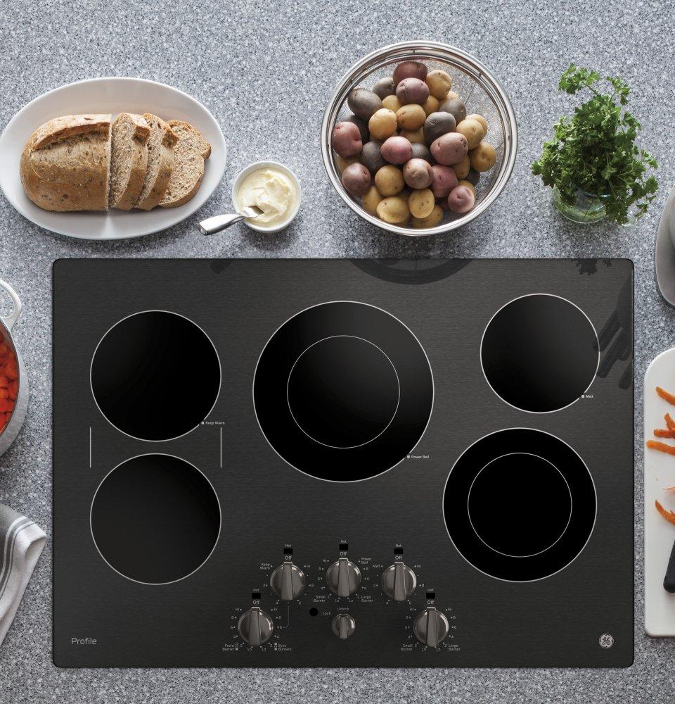 Ge Appliances PP7030BMTS Ge Profile™ 30" Built-In Knob Control Electric Cooktop
