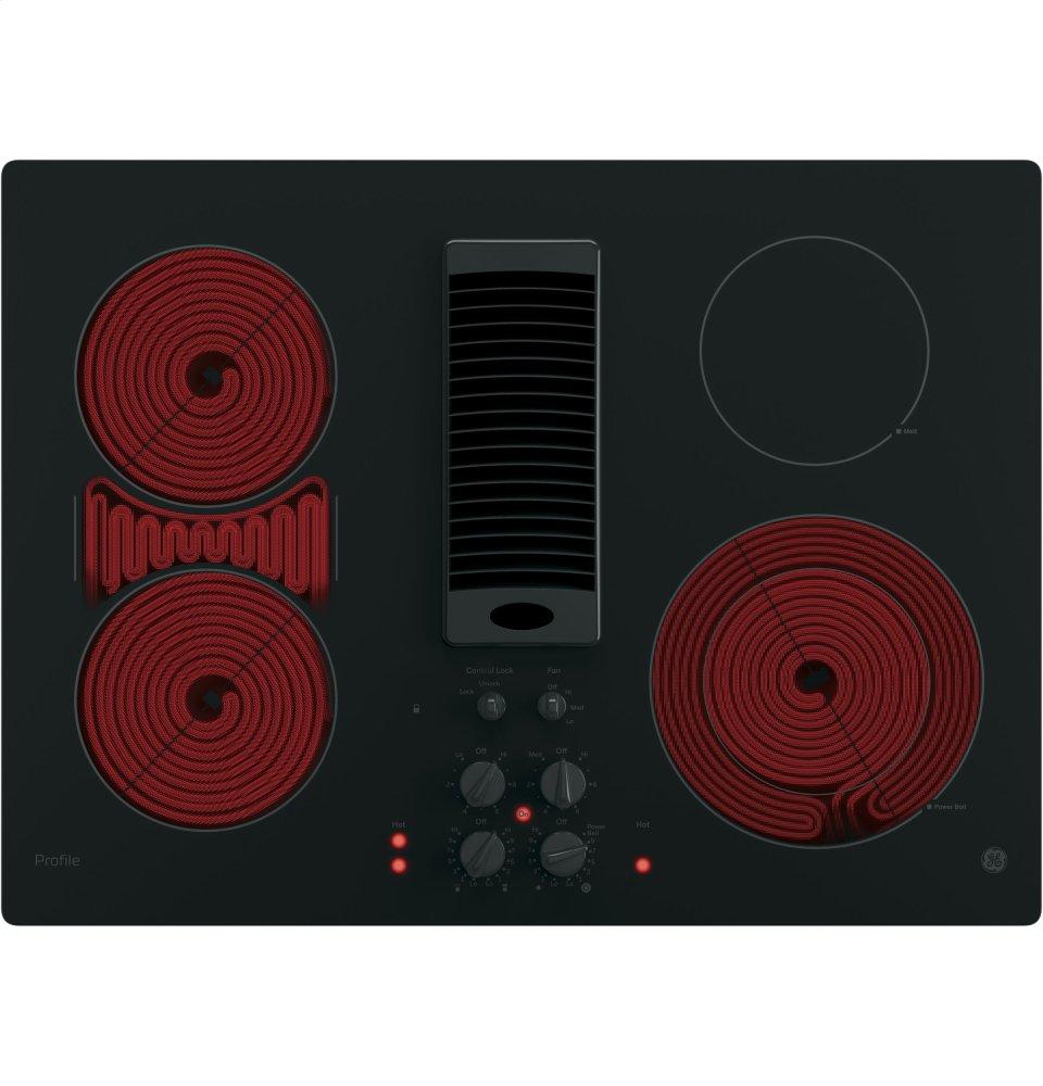 Ge Appliances PP9830DJBB Ge Profile™ 30" Downdraft Electric Cooktop
