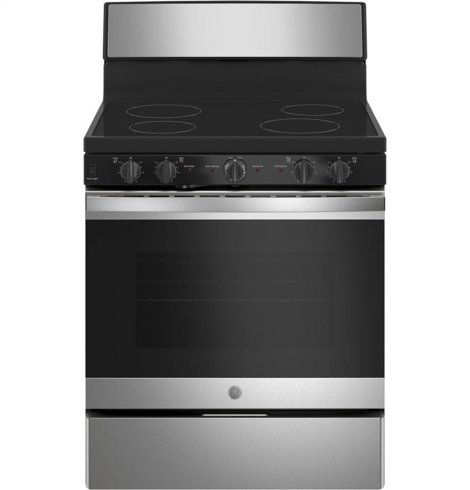 Ge Appliances JB480SMSS Ge 30" Free-Standing Electric Radiant Smooth Cooktop Range