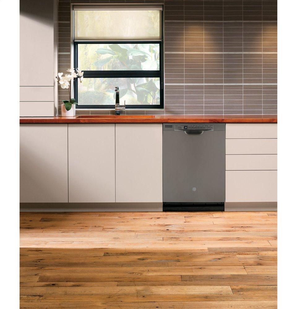 Ge Appliances GDF640HMMES Ge® Front Control With Stainless Interior Door Dishwasher With Sanitize Cycle & Dry Boost