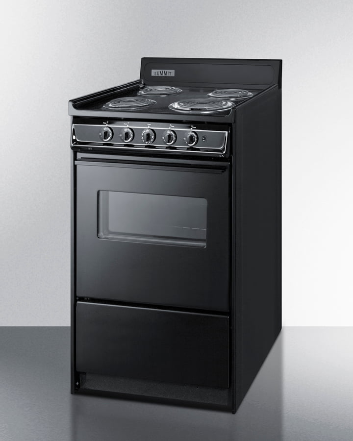 Summit TEM110CW 20" Wide Electric Coil Range